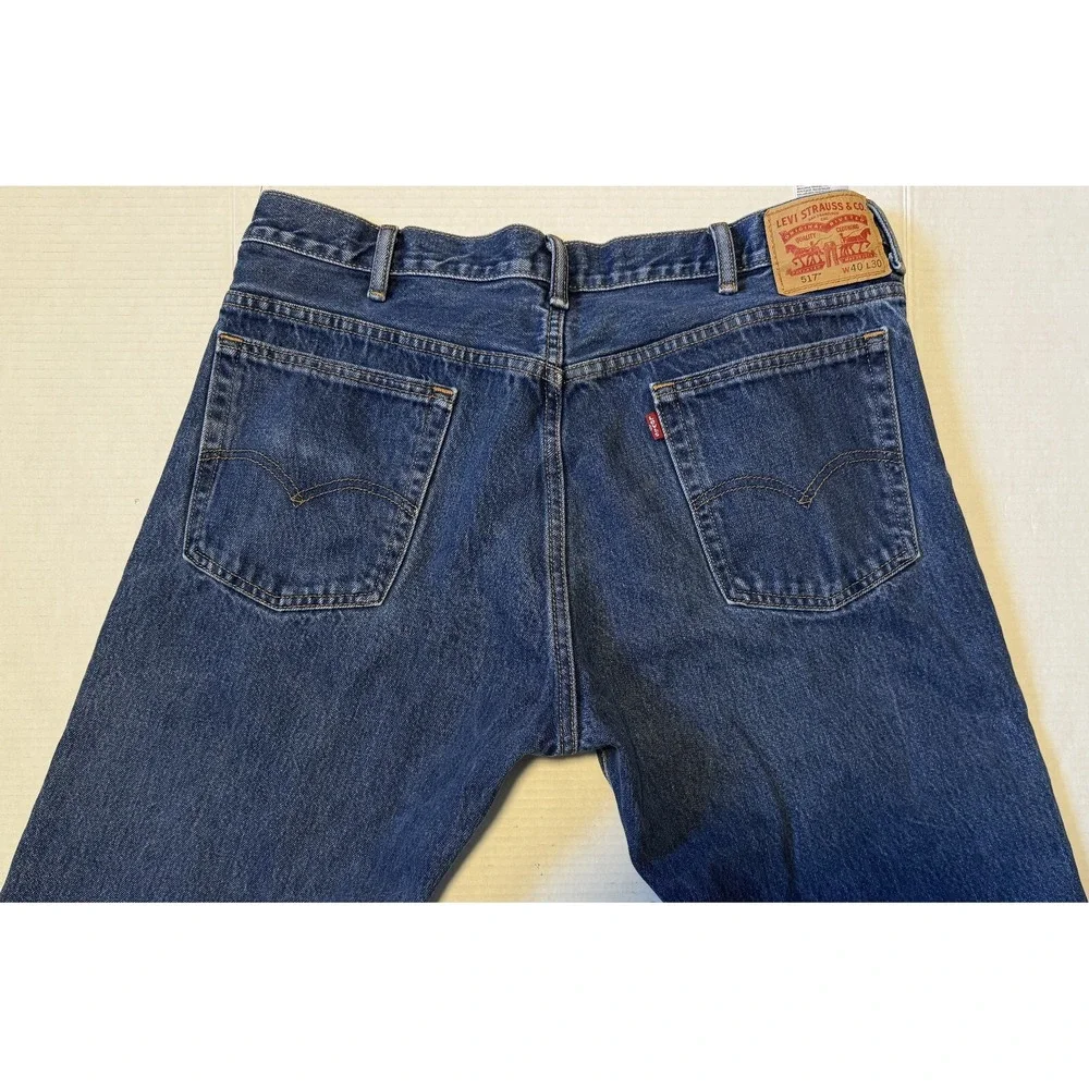 LEVI'S‎ 517 - Men's Bootcut Denim Blue Jeans - Size 40x30